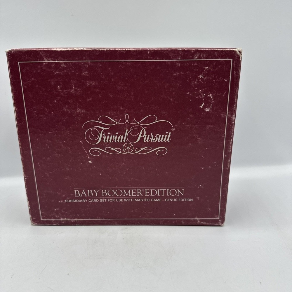 Trivial Pursuit Baby Boomer Edition 1983 1000 Cards Vintage